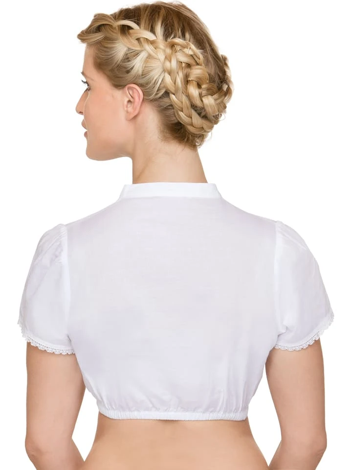 Stockerpoint Dirndlbluse In Weiß 6 Stockerpoint Dirndlbluse In Weiß – Bild 4