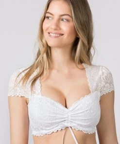Stockerpoint Dirndlbluse "Jasmin" In Weiß