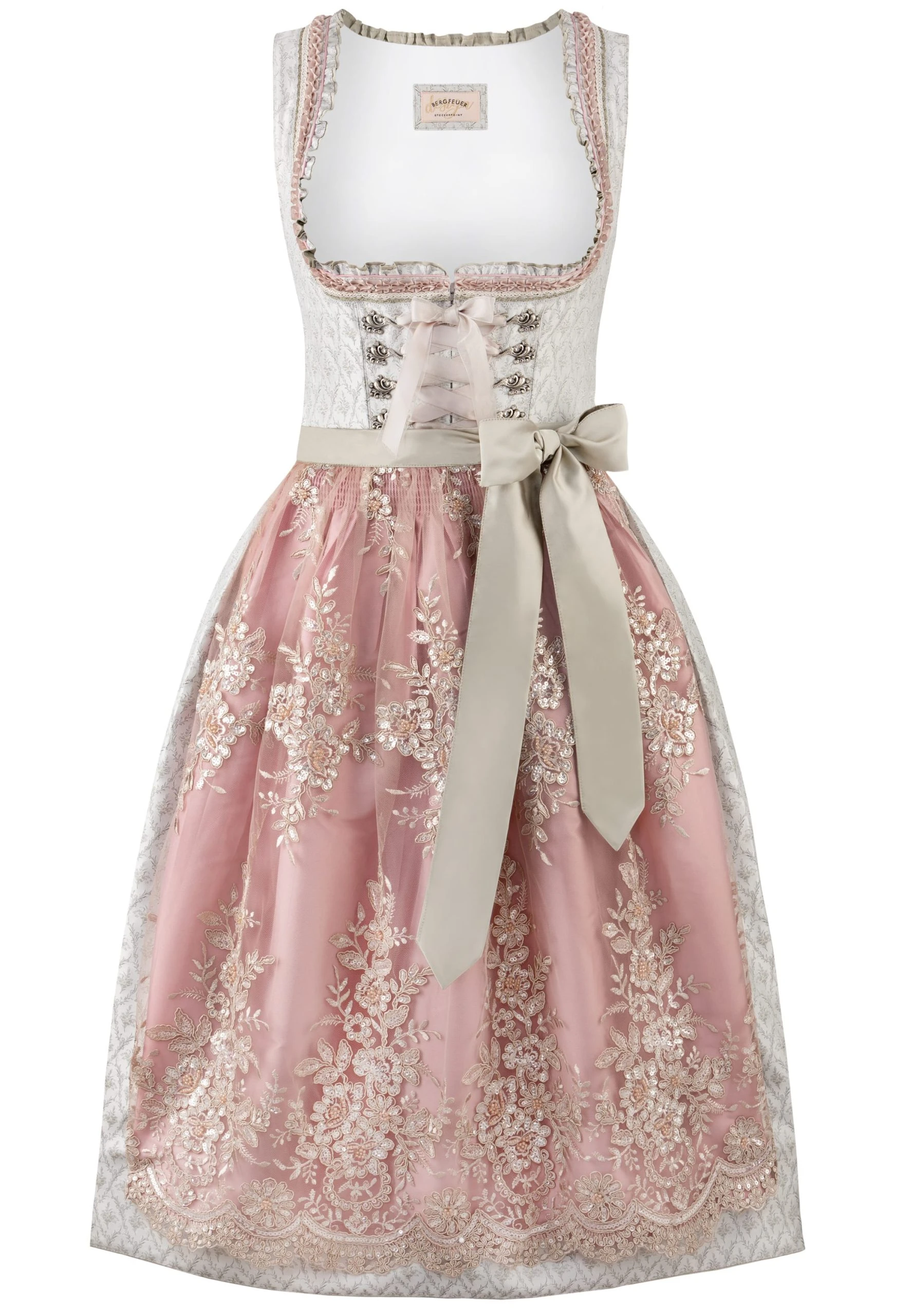 Stockerpoint Langes Dirndl "Amelie" In Rose 3 Stockerpoint Langes Dirndl "Amelie" In Rose