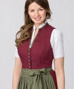Stockerpoint Langes Dirndl "Bella" In Bordeaux -Stockerpoint Verkaufsgeschäft stockerpoint langes dirndl bella in bordeaux 4 scaled