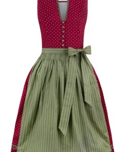 Stockerpoint Langes Dirndl "Bella" In Bordeaux