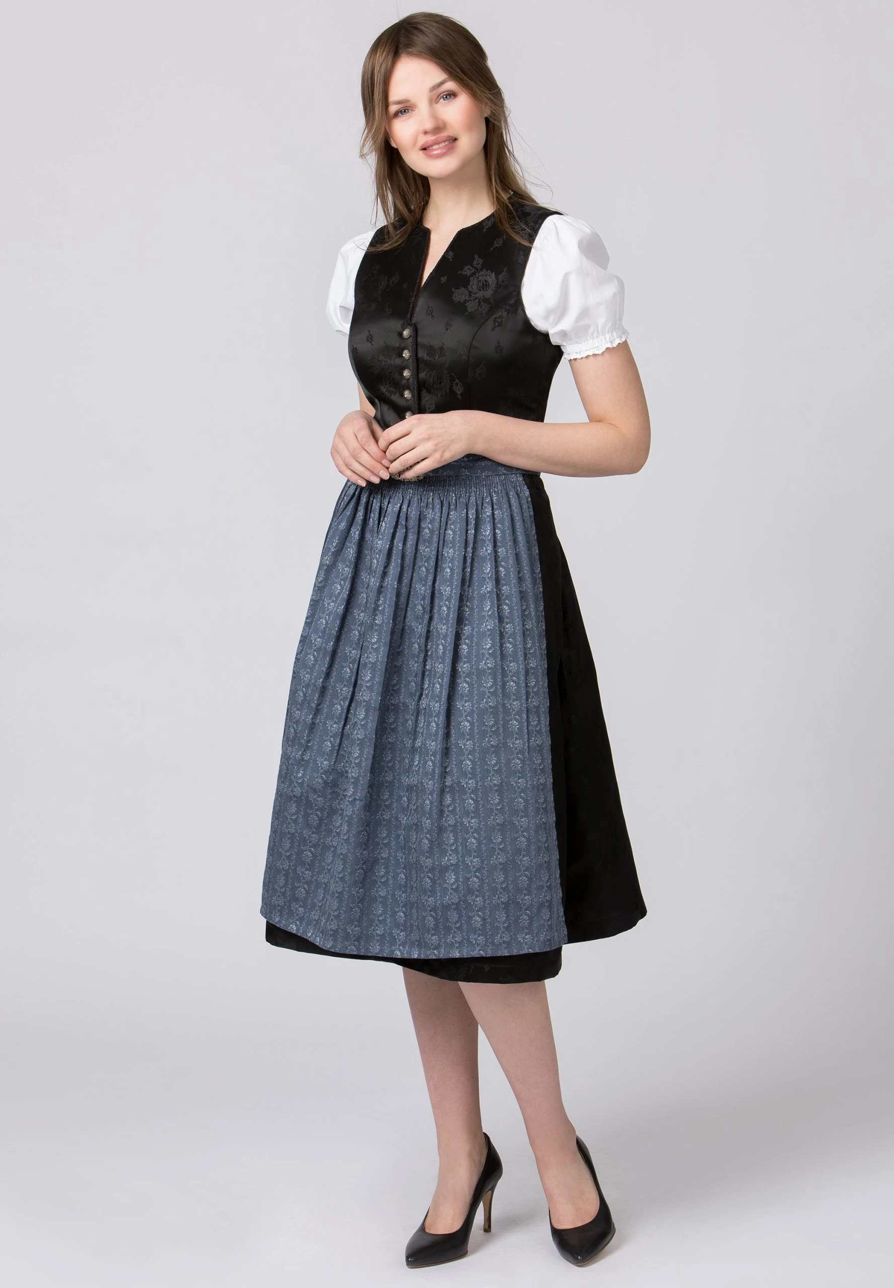 Stockerpoint Langes Dirndl "Daphne" In Schwarz 5 Stockerpoint Langes Dirndl "Daphne" In Schwarz – Bild 3