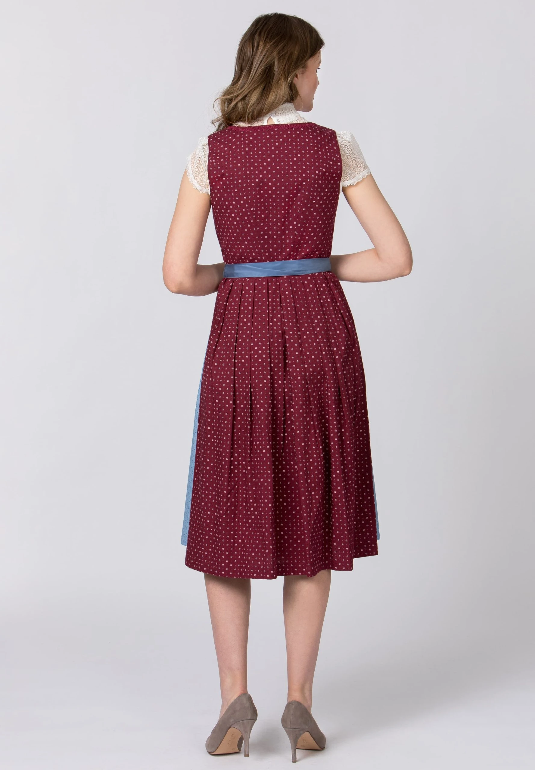 Stockerpoint Langes Dirndl "Julina" In Bordeaux 5 Stockerpoint Langes Dirndl "Julina" In Bordeaux – Bild 3