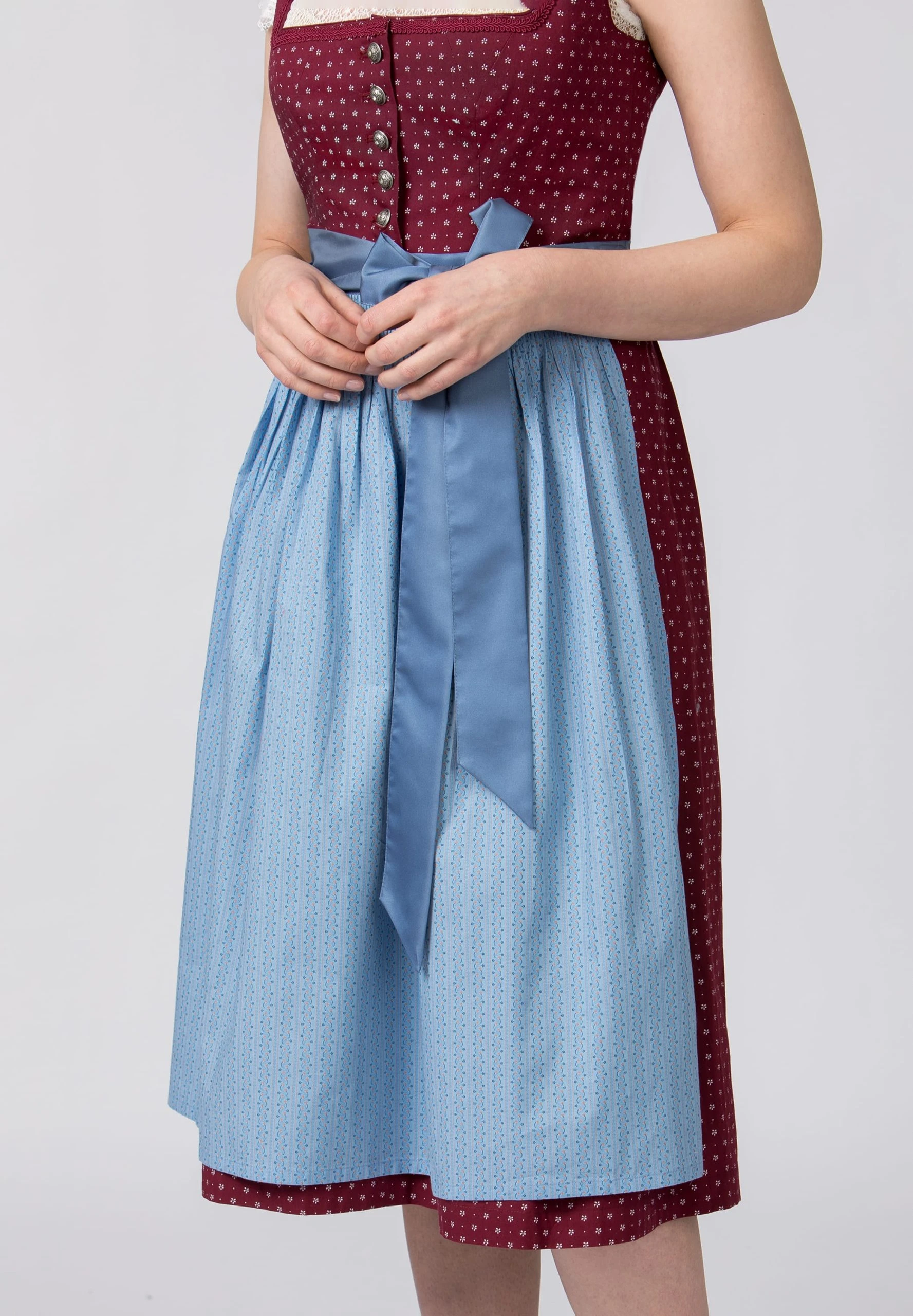 Stockerpoint Langes Dirndl "Julina" In Bordeaux 6 Stockerpoint Langes Dirndl "Julina" In Bordeaux – Bild 4