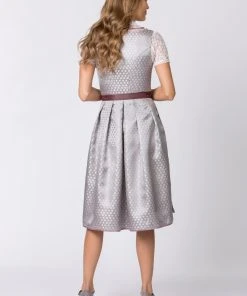 Stockerpoint Langes Dirndl "Lia" In Silber -Stockerpoint Verkaufsgeschäft stockerpoint langes dirndl lia in silber 2 scaled
