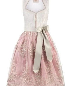 Stockerpoint Langes Dirndl "Livinia" In Taupe