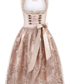 Stockerpoint Langes Dirndl "Loretta" In Taupe