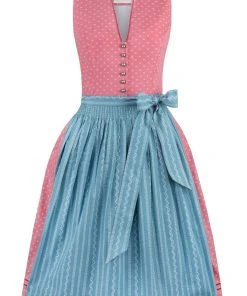 Stockerpoint Langes Dirndl " Luciana" In Koralle