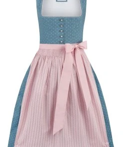 Stockerpoint Langes Dirndl "Madeline" In Rauchblau