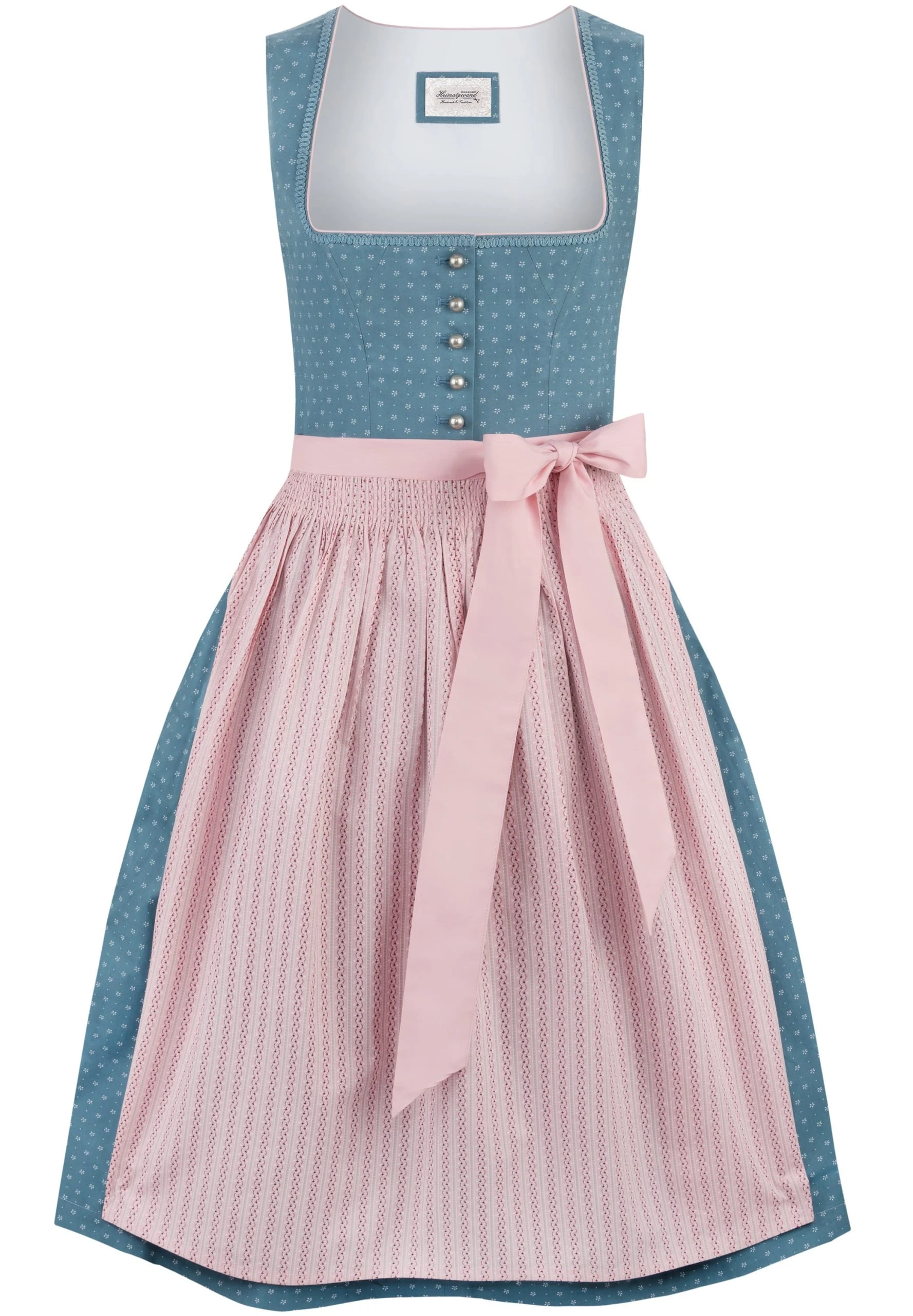 Stockerpoint Langes Dirndl "Madeline" In Rauchblau 3 Stockerpoint Langes Dirndl "Madeline" In Rauchblau