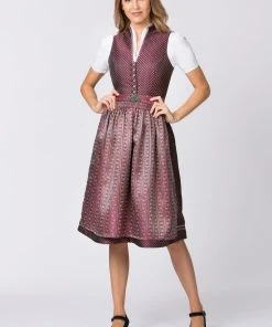 Stockerpoint Langes Dirndl "Maelys" In Burgund -Stockerpoint Verkaufsgeschäft stockerpoint langes dirndl maelys in burgund 1 scaled