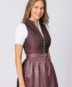Stockerpoint Langes Dirndl "Maelys" In Burgund -Stockerpoint Verkaufsgeschäft stockerpoint langes dirndl maelys in burgund 4 scaled