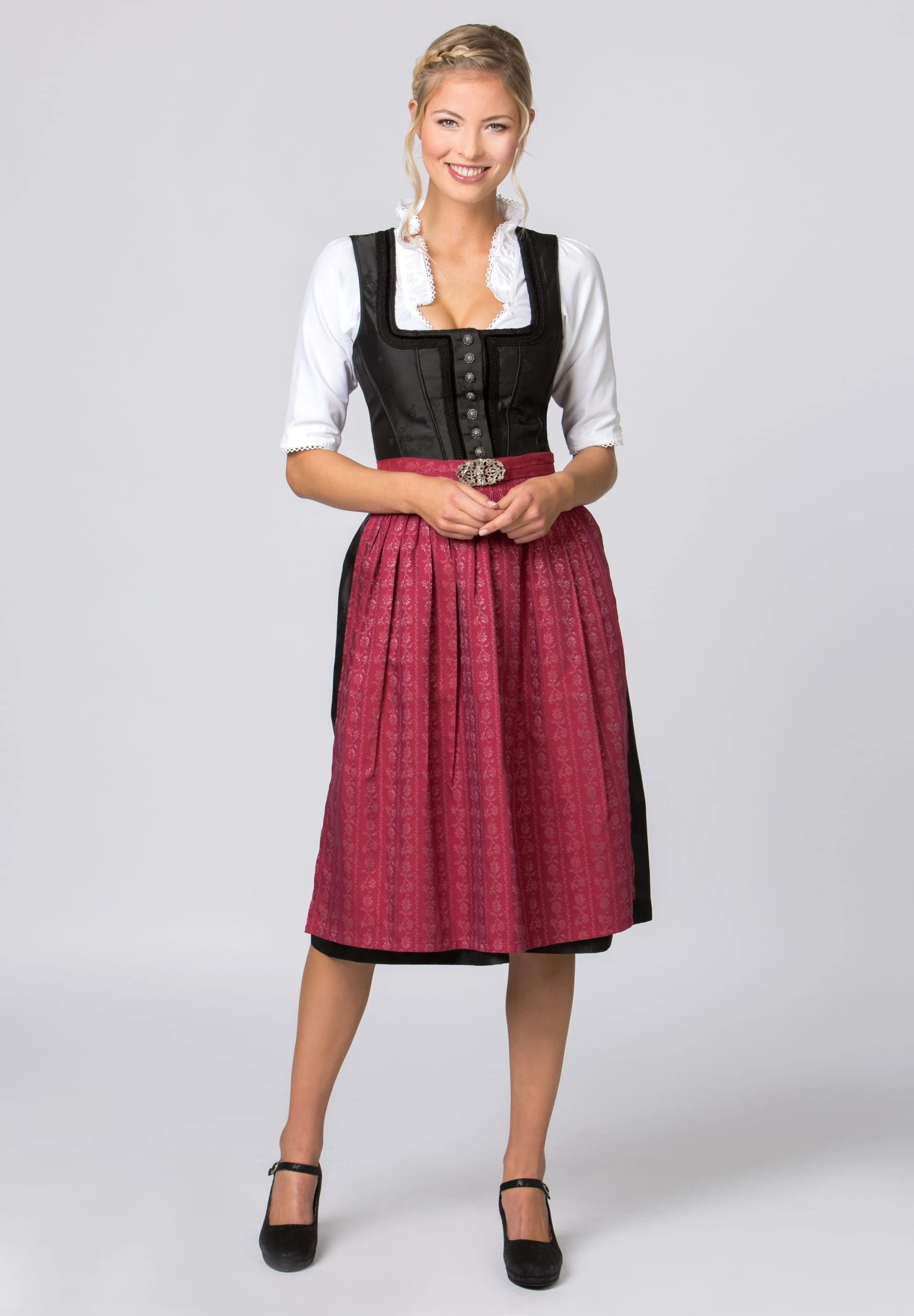 Stockerpoint Langes Dirndl "Odette" In Schwarz 5 Stockerpoint Langes Dirndl "Odette" In Schwarz – Bild 3