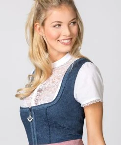 Stockerpoint Langes Dirndl "Roseline" In Blau-altrosa -Stockerpoint Verkaufsgeschäft stockerpoint langes dirndl roseline in blau altrosa 4 scaled