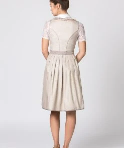 Stockerpoint Midi Dirndl "Elyse" In Taupe -Stockerpoint Verkaufsgeschäft stockerpoint midi dirndl elyse in taupe 2 scaled