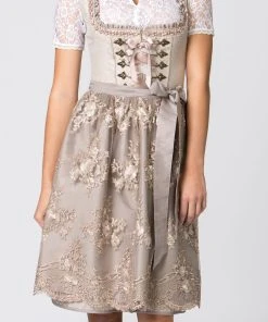 Stockerpoint Midi Dirndl "Elyse" In Taupe -Stockerpoint Verkaufsgeschäft stockerpoint midi dirndl elyse in taupe 3 scaled