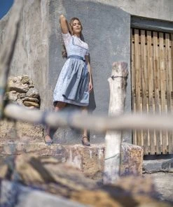 Stockerpoint Midi Dirndl "Eulania" In Rauchblau -Stockerpoint Verkaufsgeschäft stockerpoint midi dirndl eulania in rauchblau 6 scaled