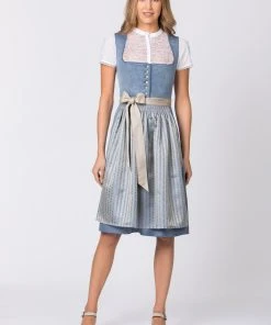 Stockerpoint Midi Dirndl "Irit" In Rauchblau -Stockerpoint Verkaufsgeschäft stockerpoint midi dirndl irit in rauchblau 1 scaled