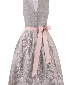 Stockerpoint Midi Dirndl "Madlenka" In Grau