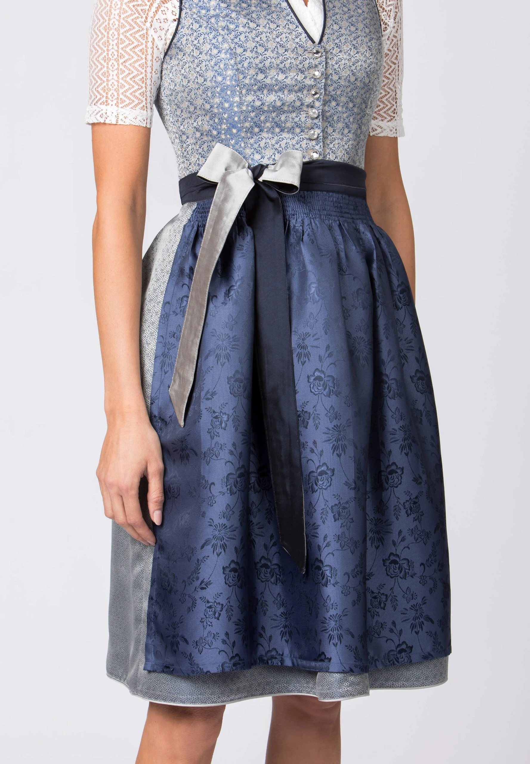 Stockerpoint Midi Dirndl "Ofelia" In Blau 6 Stockerpoint Midi Dirndl "Ofelia" In Blau – Bild 4