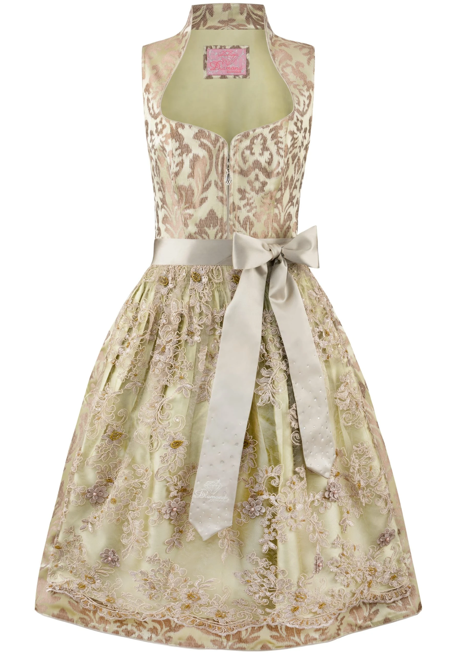 Stockerpoint Midi Dirndl "Onita" In Lime 3 Stockerpoint Midi Dirndl "Onita" In Lime