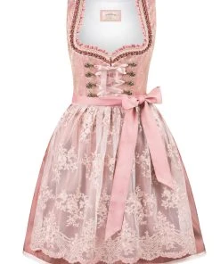 Stockerpoint Midi Dirndl "Sylvie" In Altrosa