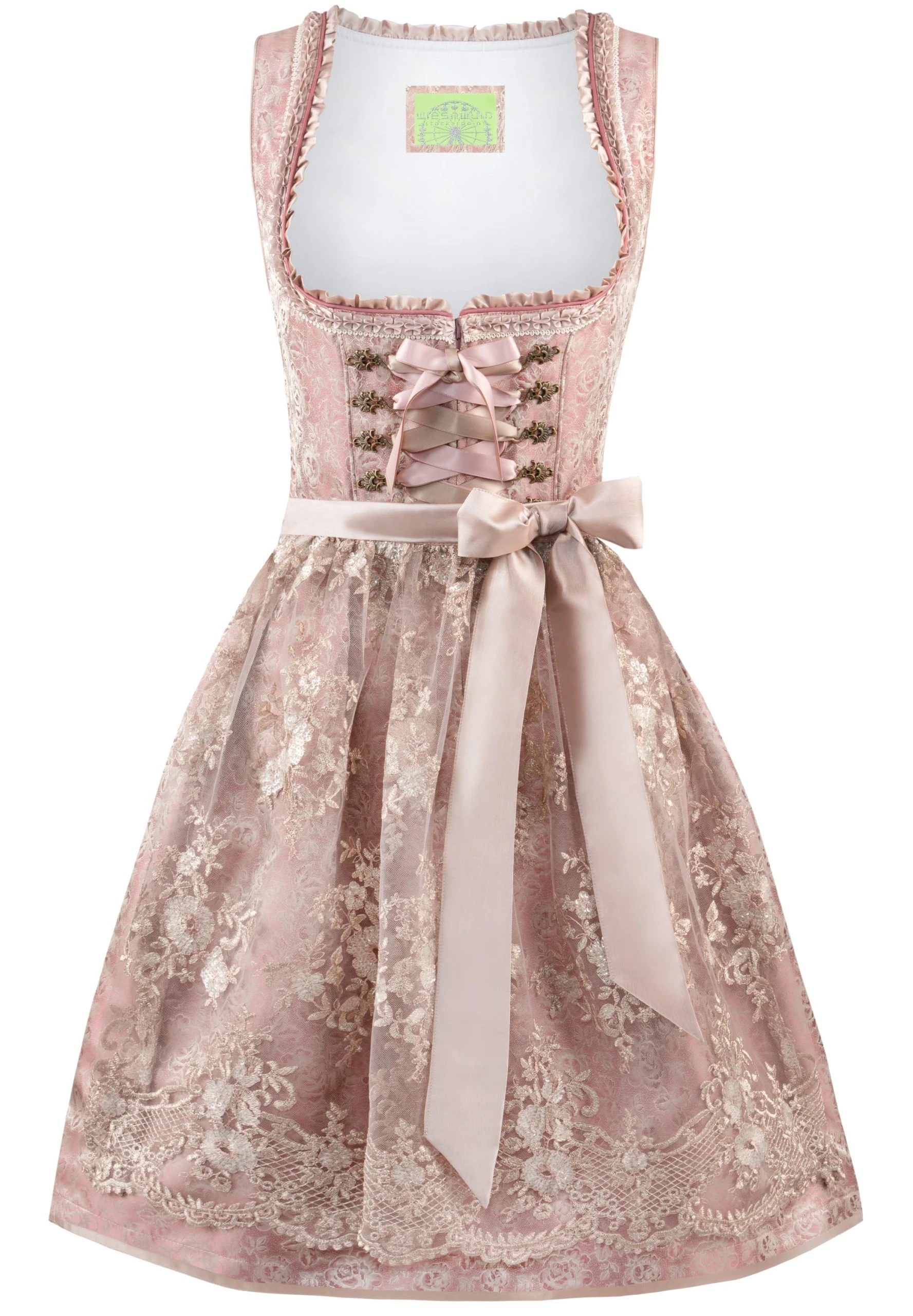 Stockerpoint Mini Dirndl "Noelia" In Altrosa 3 Stockerpoint Mini Dirndl "Noelia" In Altrosa