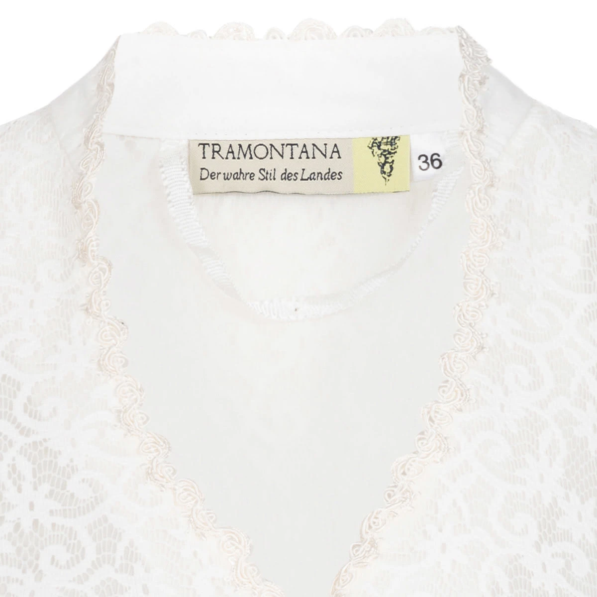 TRAMONTANA Dirndlbluse Ecru In Ecru 4 TRAMONTANA Dirndlbluse Ecru In Ecru – Bild 2