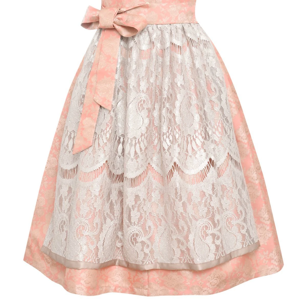 TRAMONTANA Midi Dirndl In Lachs 7 TRAMONTANA Midi Dirndl In Lachs – Bild 5