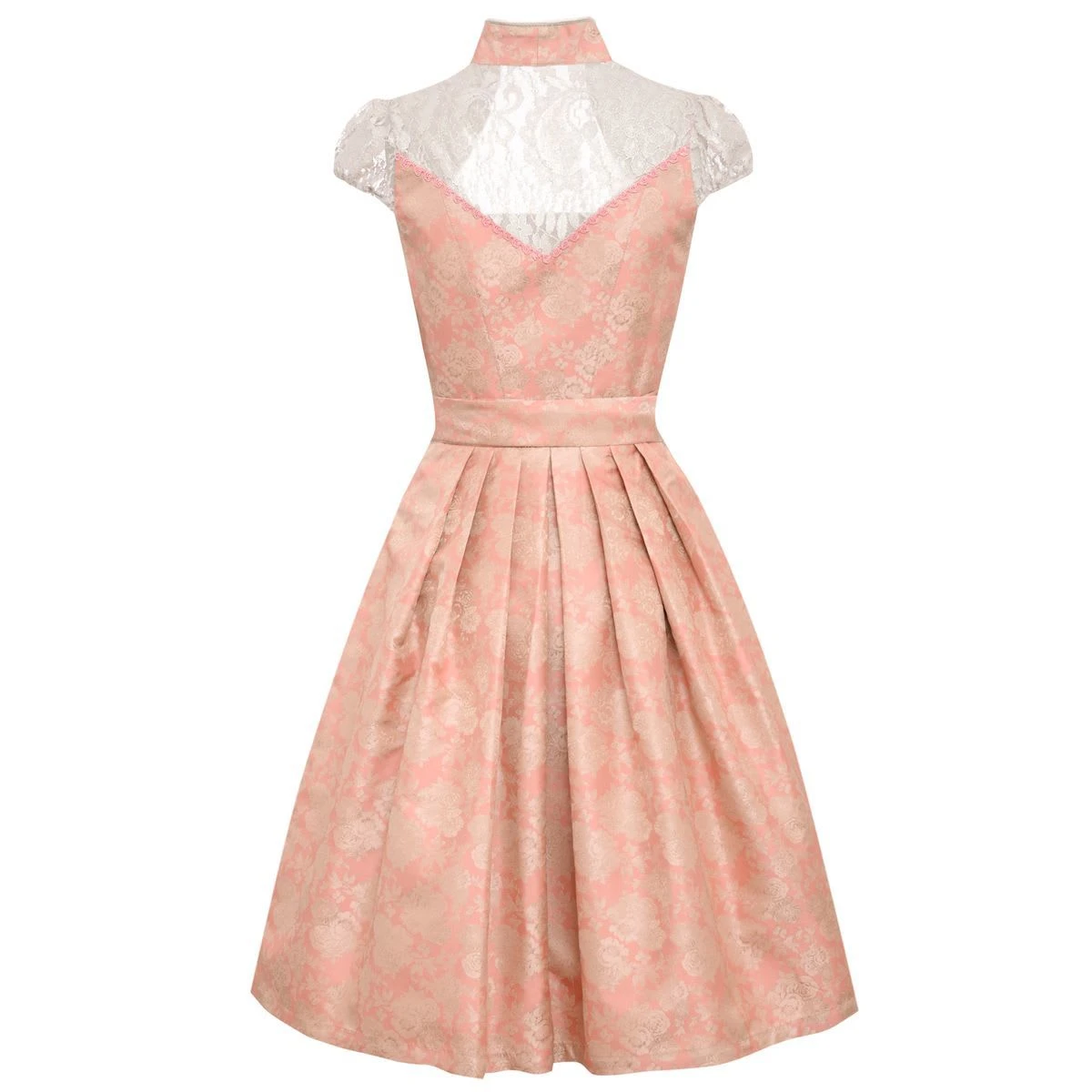 TRAMONTANA Midi Dirndl In Lachs 8 TRAMONTANA Midi Dirndl In Lachs – Bild 6