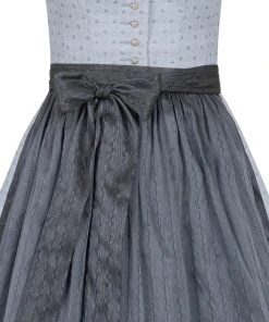 TRAMONTANA Midi Dirndl Mit Seidenschürze In Blau -Stockerpoint Verkaufsgeschäft tramontana midi dirndl mit seidenschurze in blau 3