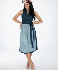 Turi Landhaus Dirndl In Blau