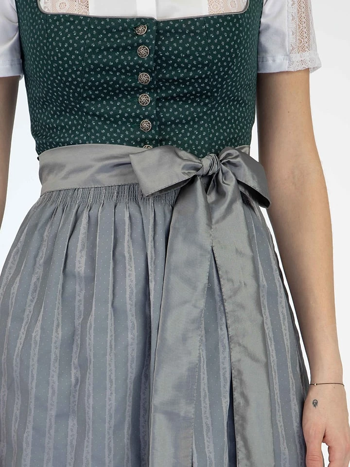 Turi Landhaus Dirndl In Dunkelgrün 6 Turi Landhaus Dirndl In Dunkelgrün – Bild 4