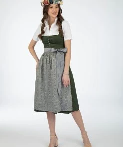 Turi Landhaus Dirndl In Dunkelgrün