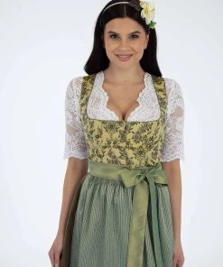 Turi Landhaus Dirndl In Gelb/ Grün -Stockerpoint Verkaufsgeschäft turi landhaus dirndl in gelb grun 2