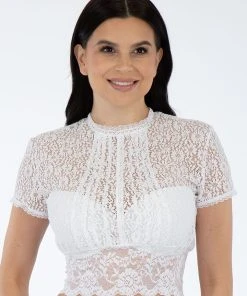 Turi Landhaus Dirndlbluse In Weiß