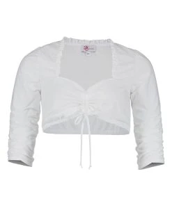 Turi Landhaus Dirndlbluse "Luisa" Mit Crashärmel