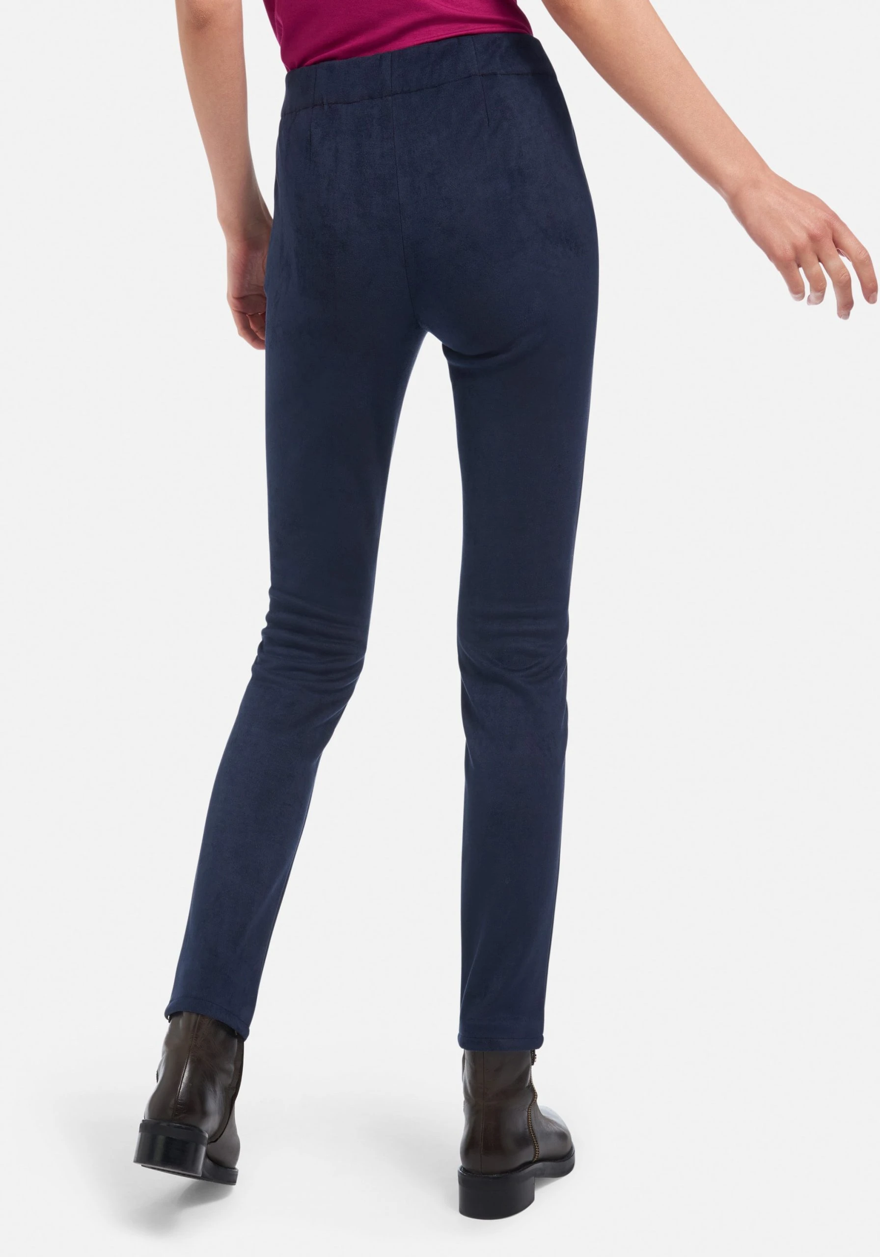Uta Raasch Hose Fake-Leder-Leggings In Marine 5 Uta Raasch Hose Fake-Leder-Leggings In Marine – Bild 3