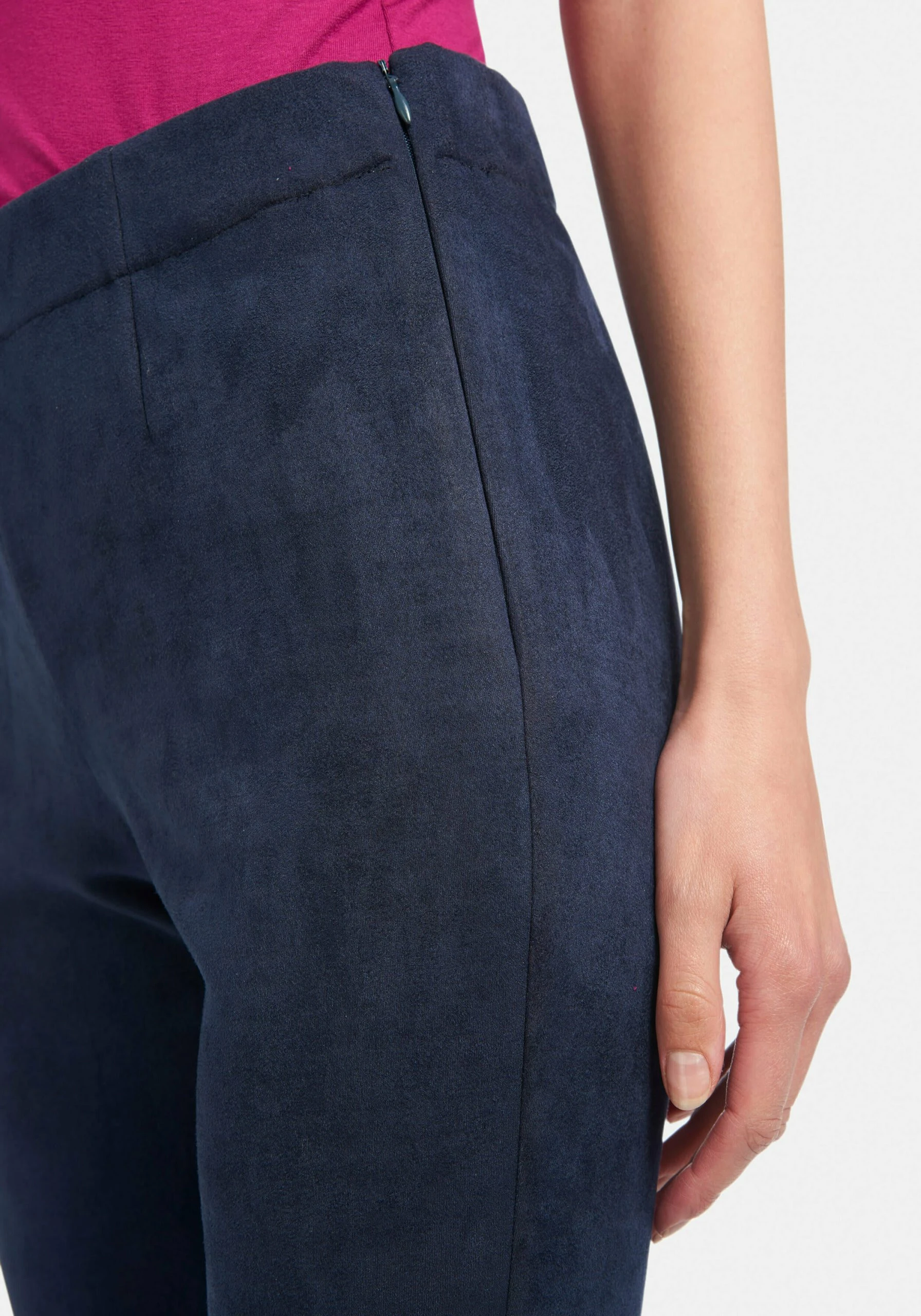 Uta Raasch Hose Fake-Leder-Leggings In Marine 7 Uta Raasch Hose Fake-Leder-Leggings In Marine – Bild 5
