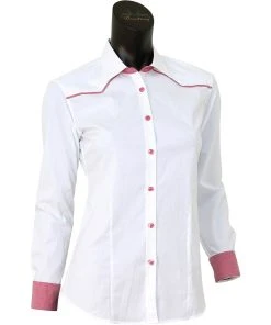 Wiesnkönig Bluse Belina In Weiß