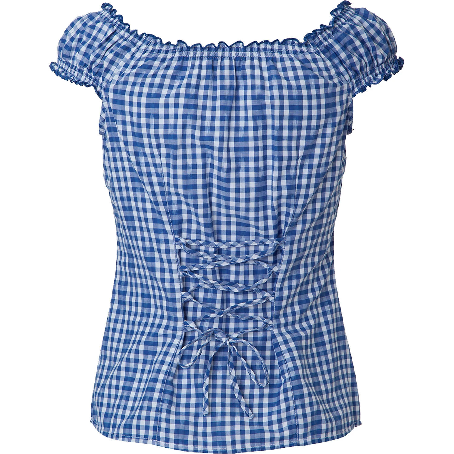 Wiesnkönig Bluse Gitta In Blau 4 Wiesnkönig Bluse Gitta In Blau – Bild 2