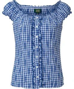 Wiesnkönig Bluse Gitta In Blau