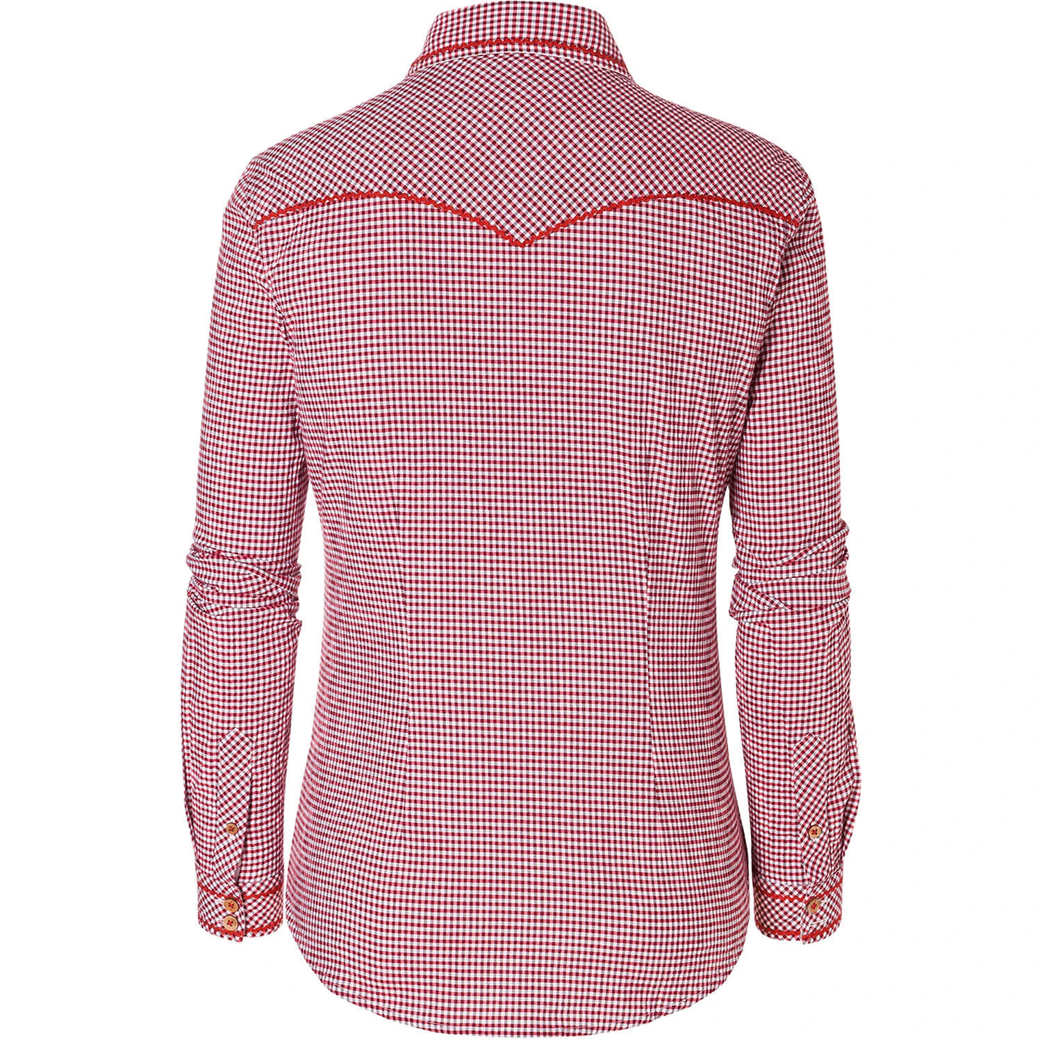 Wiesnkönig Bluse Liliane In Rot 5 Wiesnkönig Bluse Liliane In Rot – Bild 3