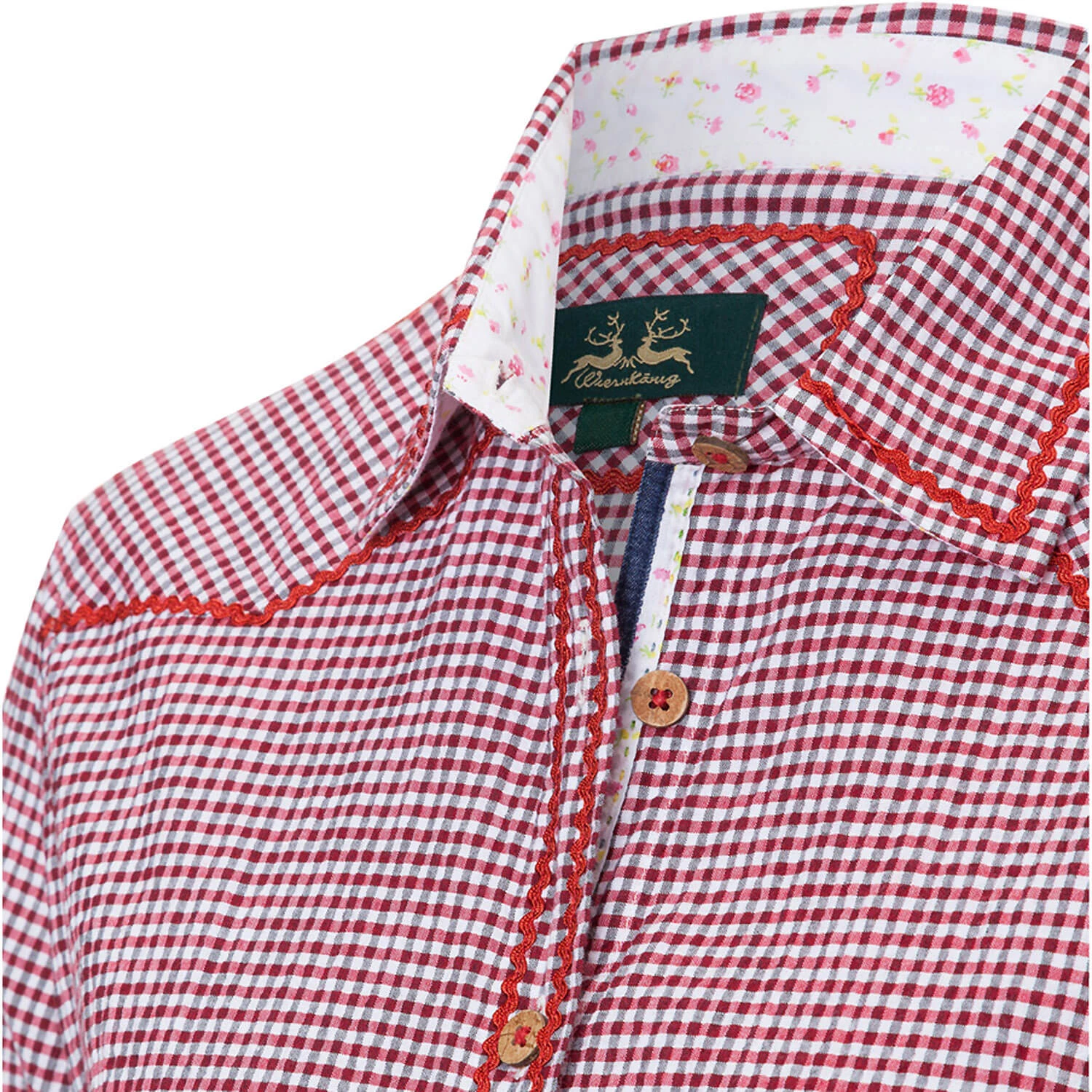 Wiesnkönig Bluse Liliane In Rot 7 Wiesnkönig Bluse Liliane In Rot – Bild 5