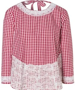 Wiesnkönig Bluse Melinda In Bordeaux