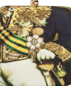 Stockerpoint Verkaufsgeschäft 34 Wiesnkönig Clutch Königlich In Schwarz