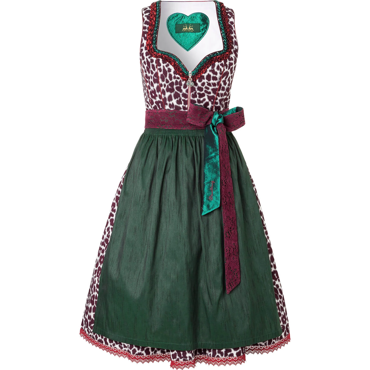 Wiesnkönig Dirndl Enza In Rot 2 Wiesnkönig Dirndl Enza In Rot