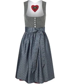 Wiesnkönig Dirndl Eva K20 In Grau
