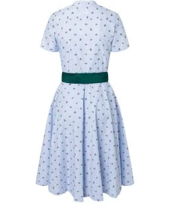 Alternative view of Wiesnkönig Dirndl Jalina K20 In Hellblau