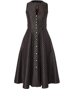 Wiesnkönig Dirndl Karla (MIdi) In Schwarz -Stockerpoint Verkaufsgeschäft wiesnkonig dirndl karla midi in schwarz 4
